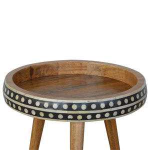 Aluna Small Dotted End Table