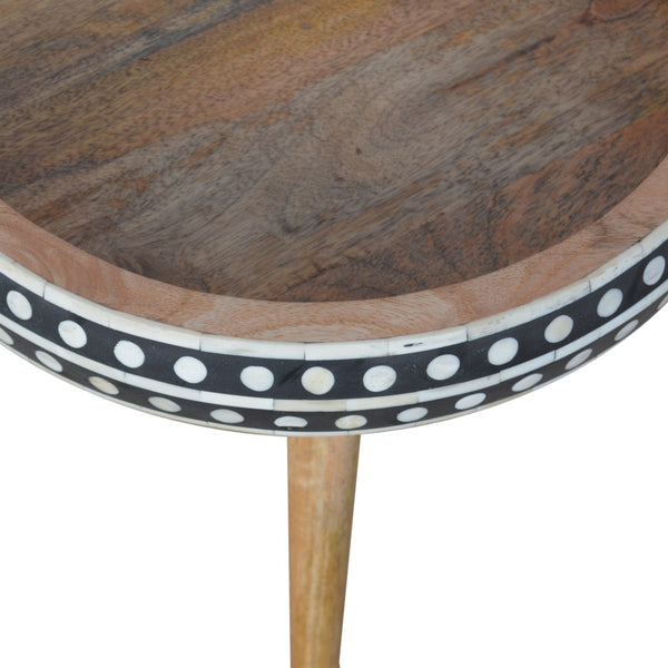 Aluna Small Dotted End Table