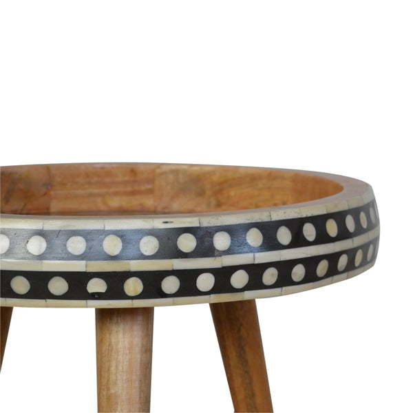 Aluna Small Dotted End Table