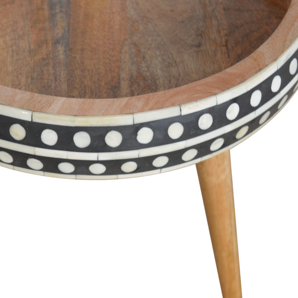 Aluna Small Dotted End Table