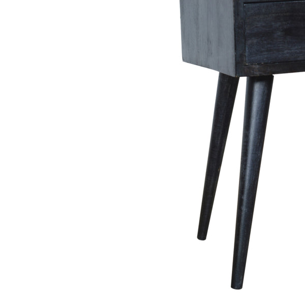 Aluna Mini Ash Black Nightstand