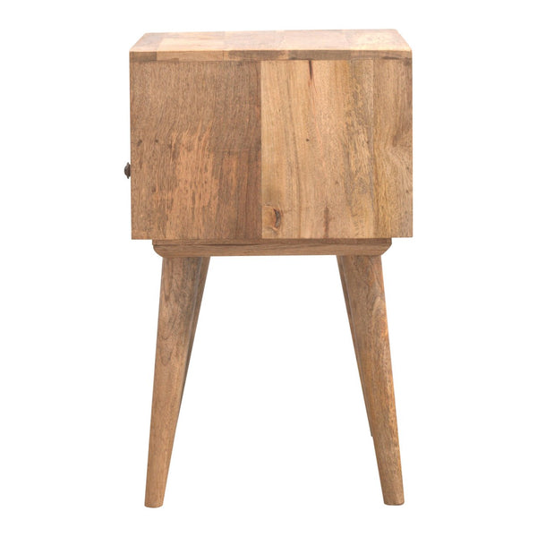 Aluna Modern Nightstand with Open Slot