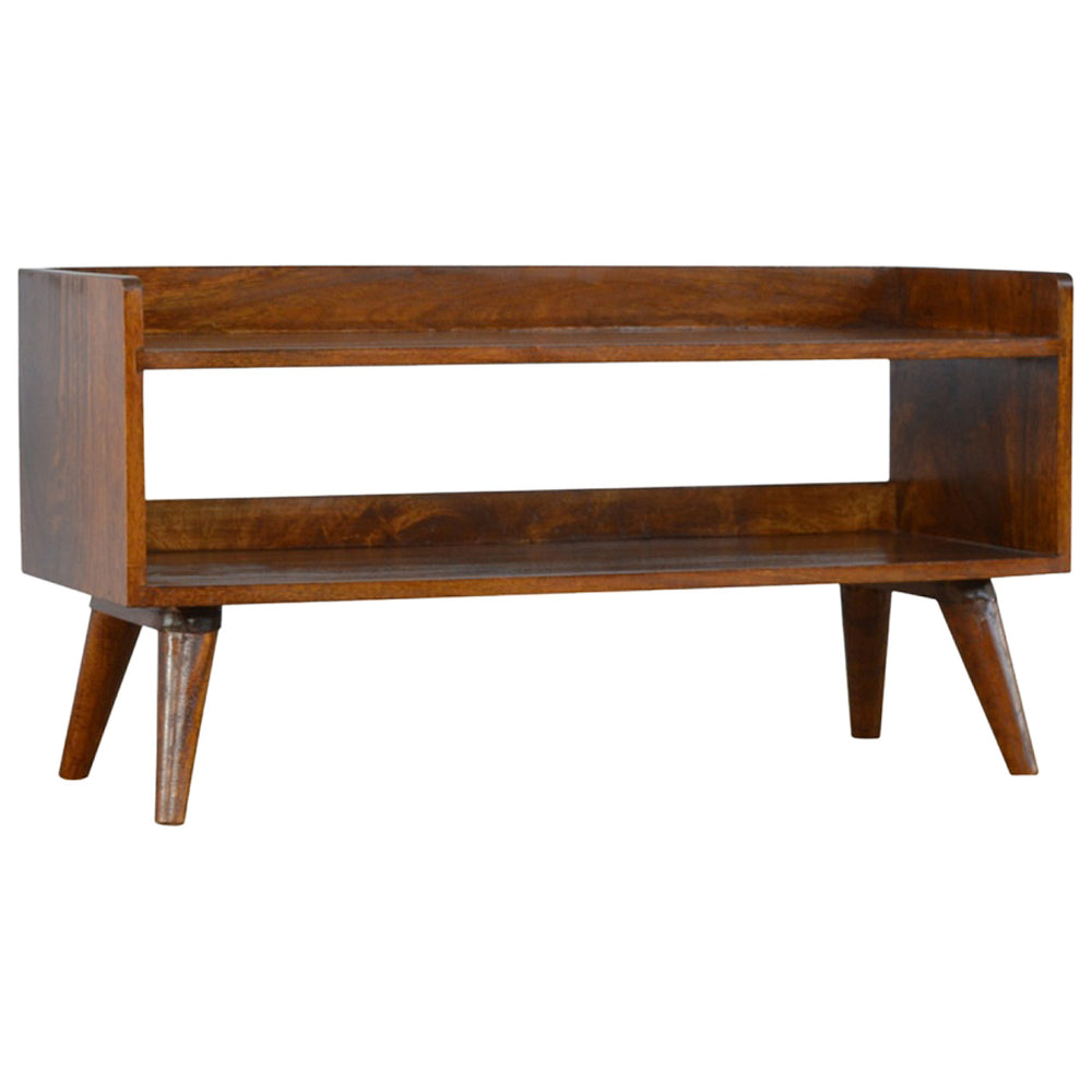 Aluna Chestnut Nordic Storage Bench