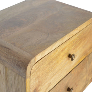 Aluna Oakish 2 Drawer Floating Nightstand