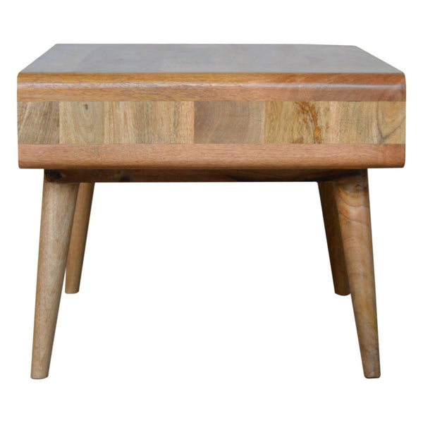 Aluna Curved Oakish Coffee Table